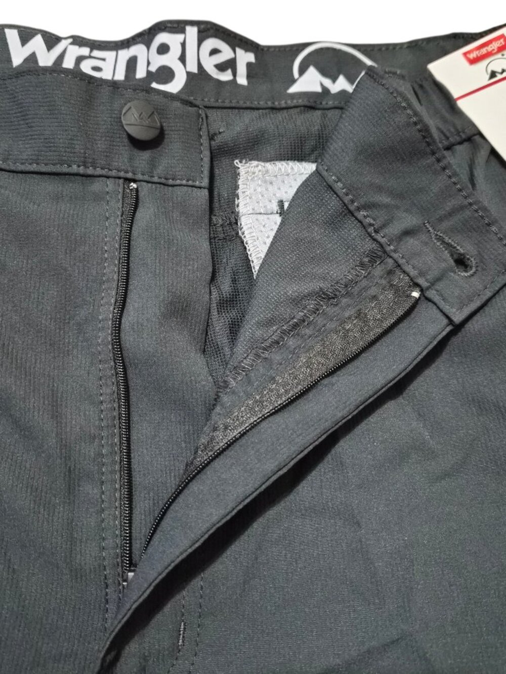 Wrangler Men's Side Elastic Waist Short Size 38 Performance UPF 50 Black - Picture 7 of 14